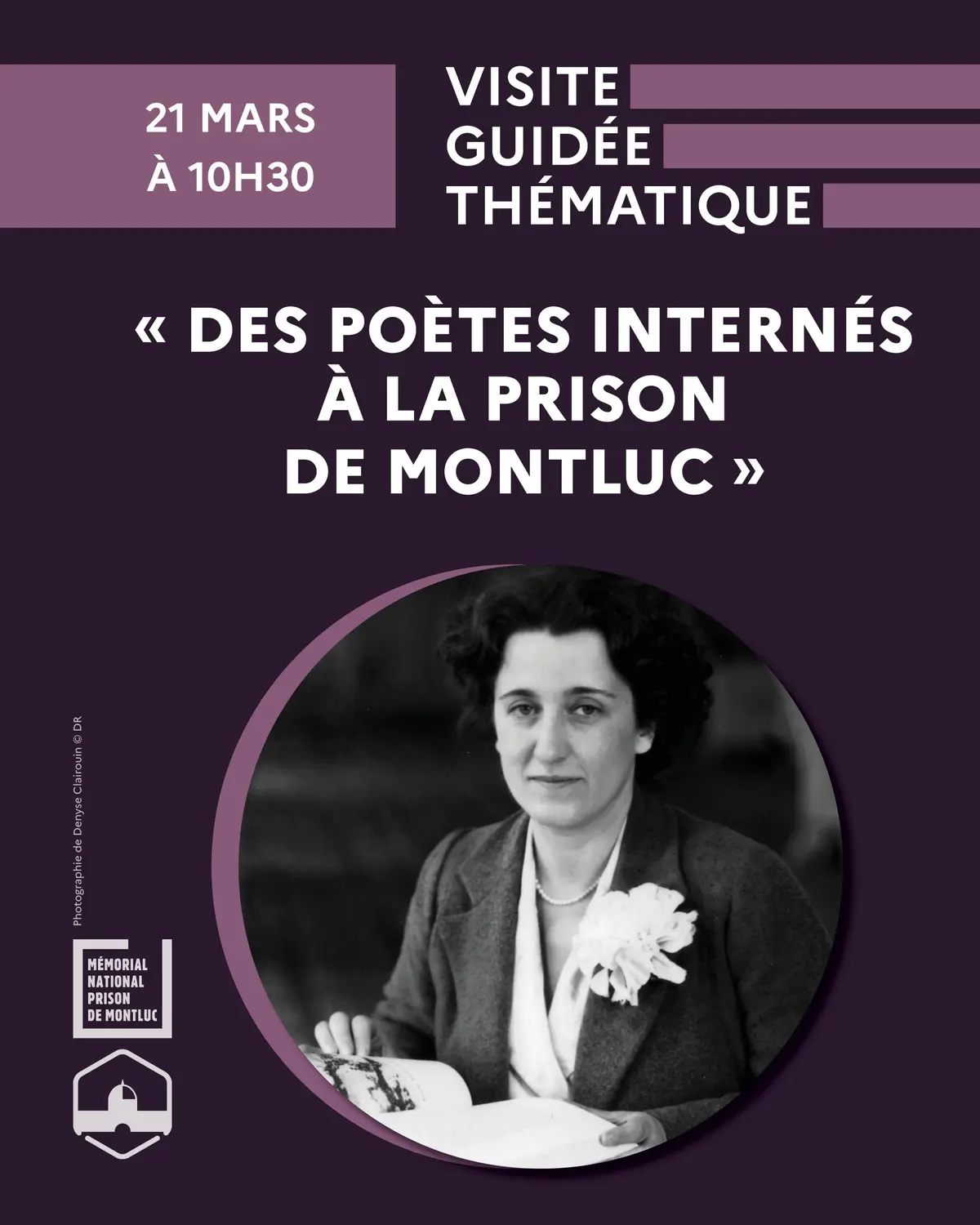 Visite guidée thématique « Des poètes internés à la prison de Montluc »