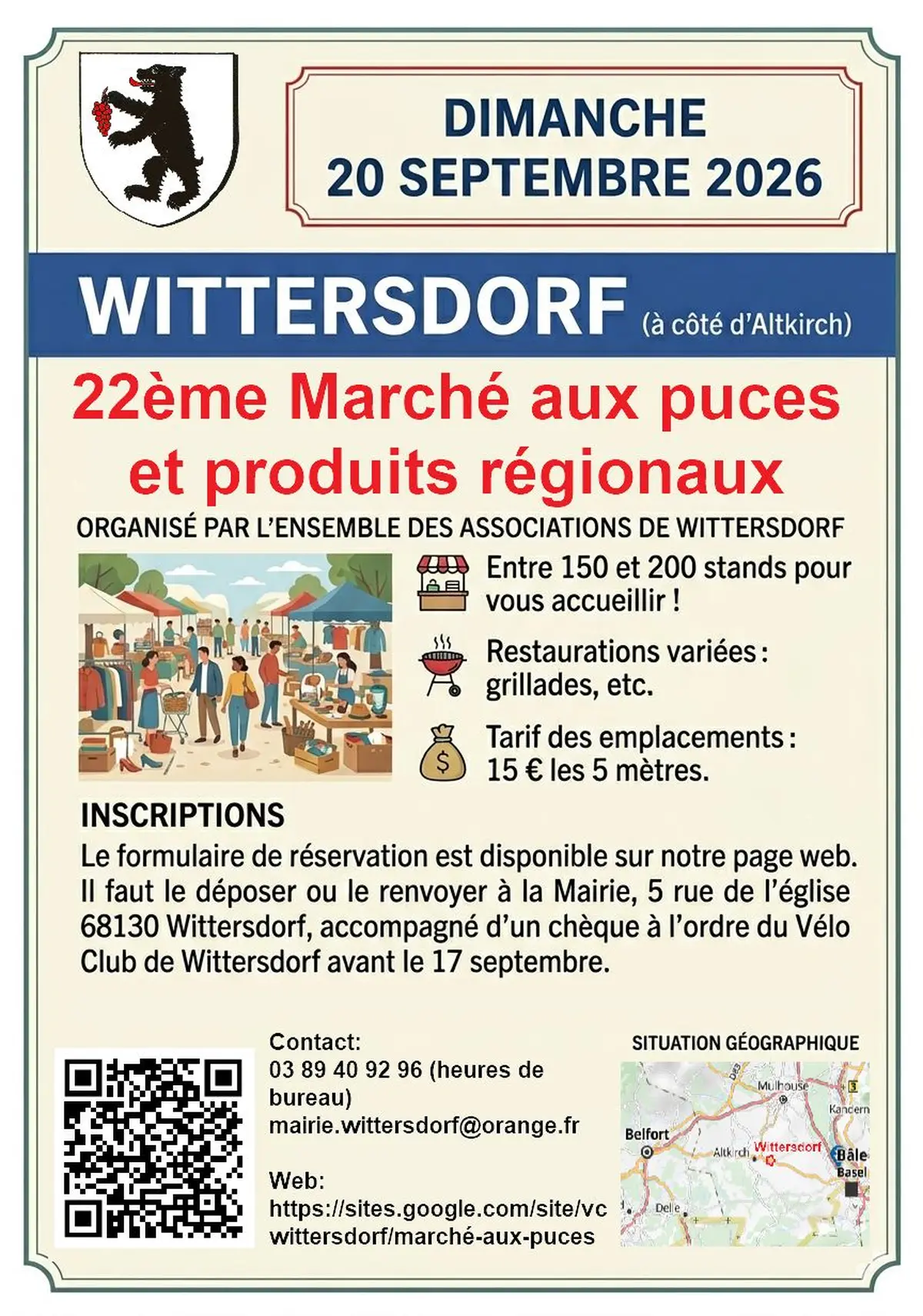 22ème Marché aux puces et produits régionaux