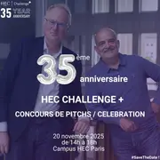 Concours de Pitchs - Promotion 2025-1 HEC Challenge+