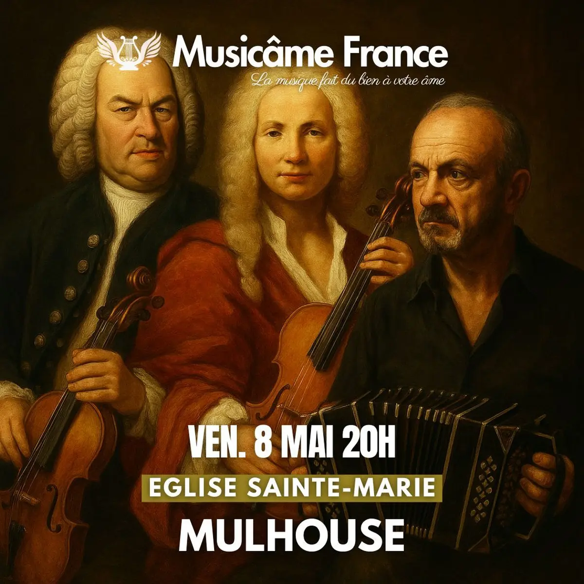 Concert à Mulhouse: Vivaldi x Bach x Piazzolla