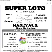 Super Loto du Handball club de Masevaux 
