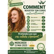 Conférence Comment booster mon corps naturellement?
