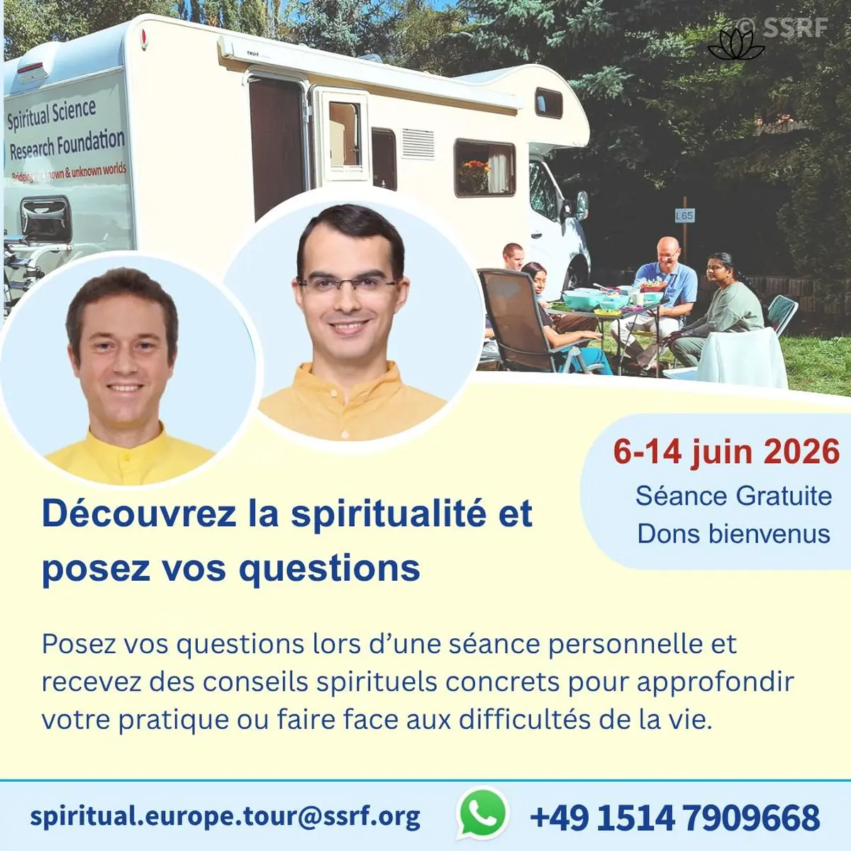 Rencontre Spirituelle en France !