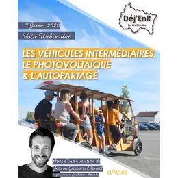 Webinaire : Les véhicules intermédiaires, le photovoltaïque & l’autopartage