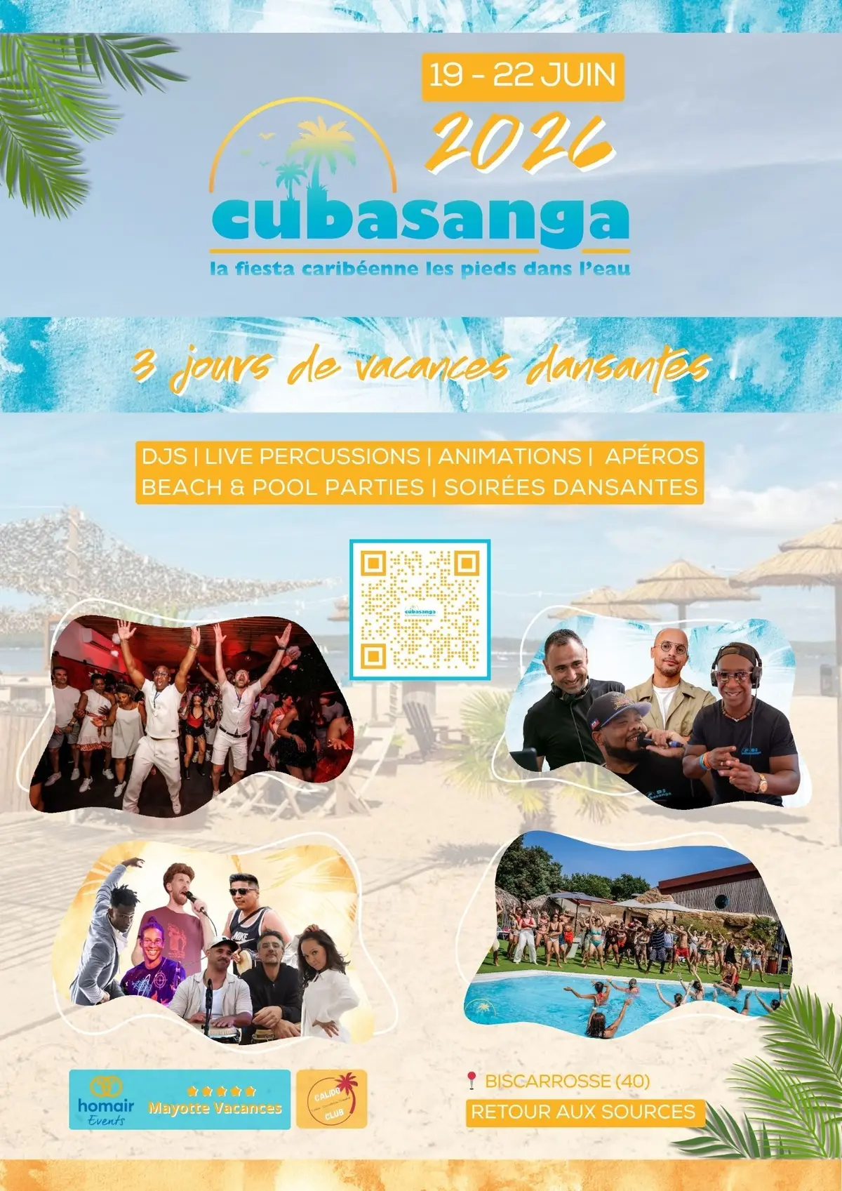 Cubasanga, la fiesta caribéenne les pieds dans l'eau
