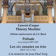 Concert d'orgue de Thierry Mechler pour le 341ème anniversaire de Bach