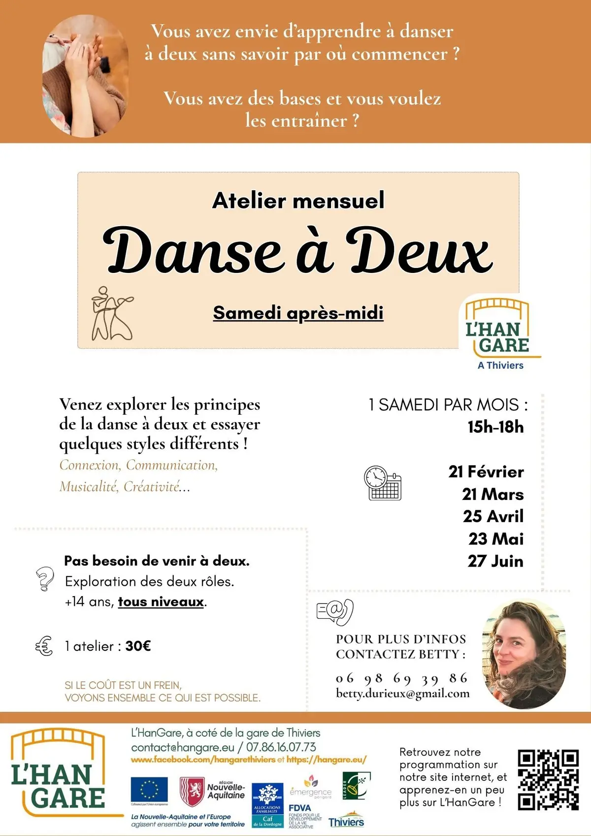 Stage de Danse à Deux - Thiviers