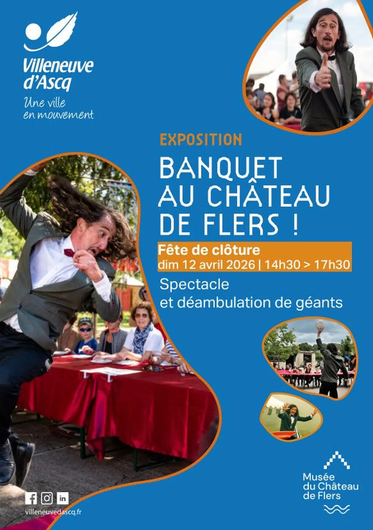 Fête de clôture - Exposition Banquet au Château de Flers