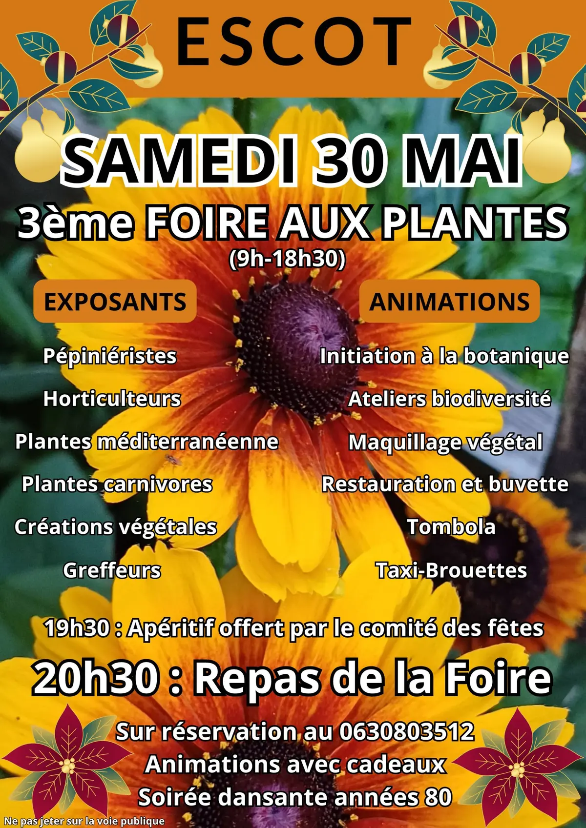 3e Foire aux plantes d'Escot