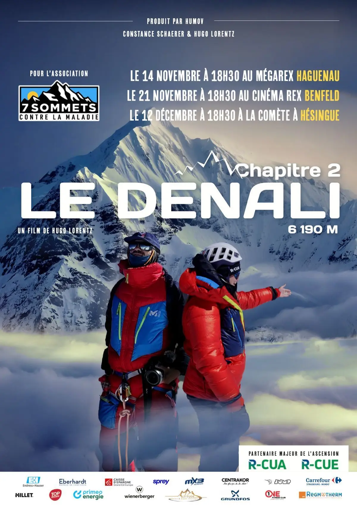 Projection  Ascension Constance Schaerer: Le Denali 