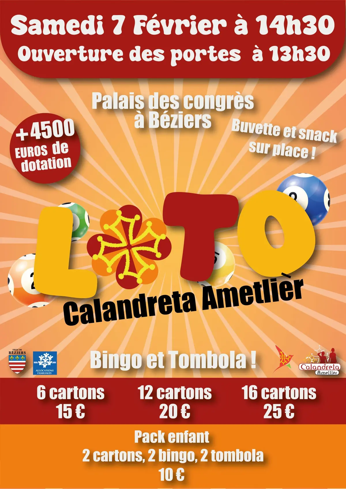 Loto de l' école Calandreta Ametlier