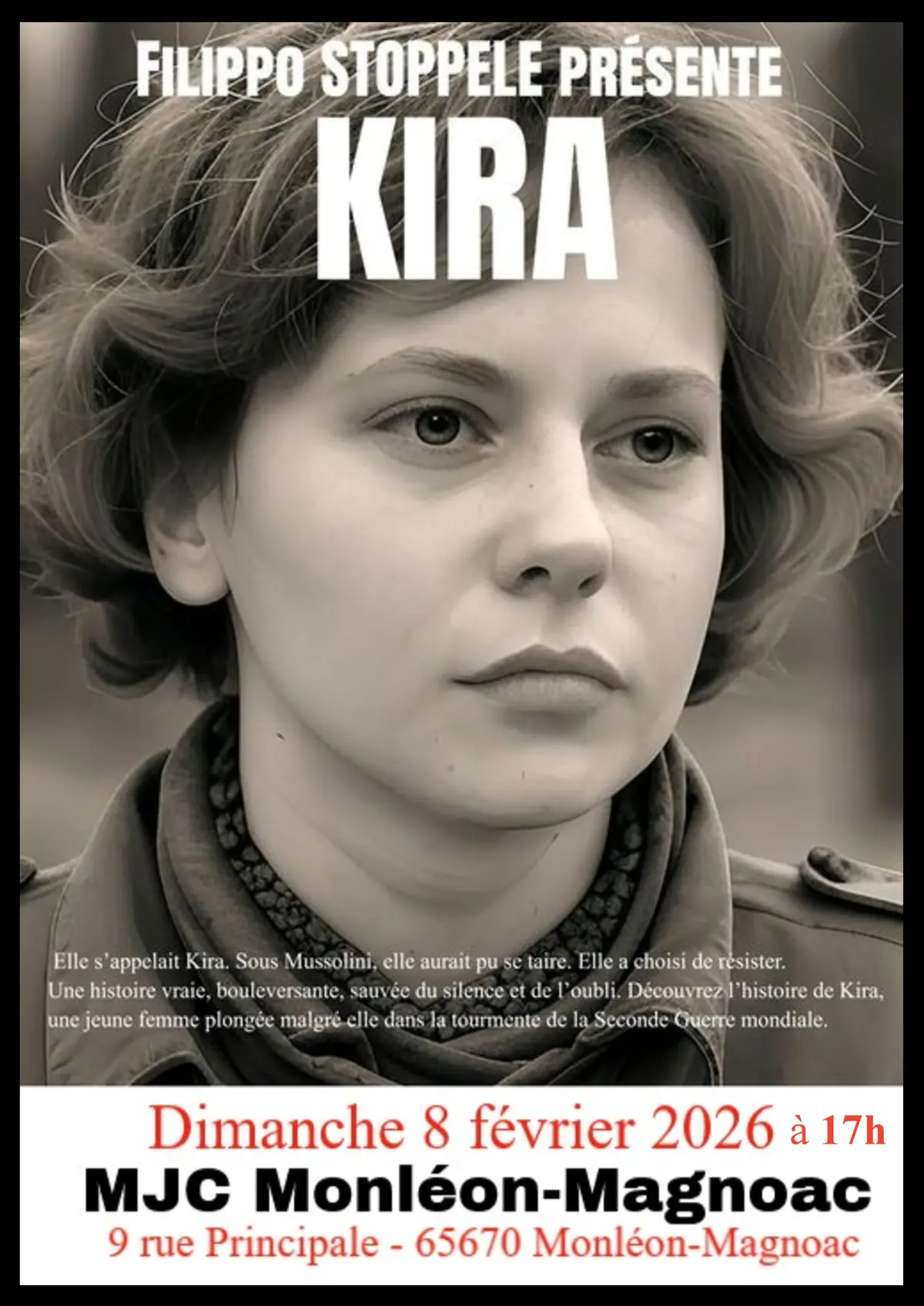 Présentation du livre Kira J'ai capturé Mussolini de Filippo Stoppele