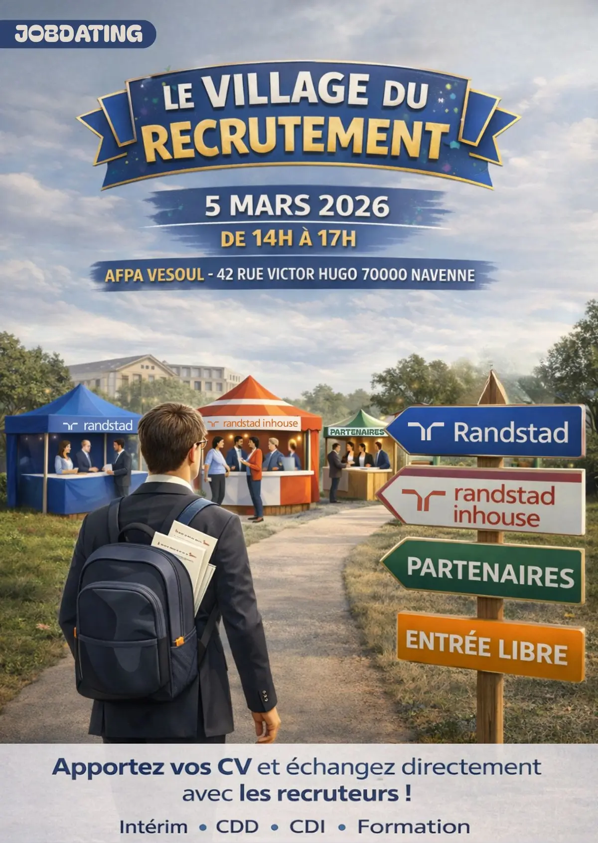 Le village du recrutement