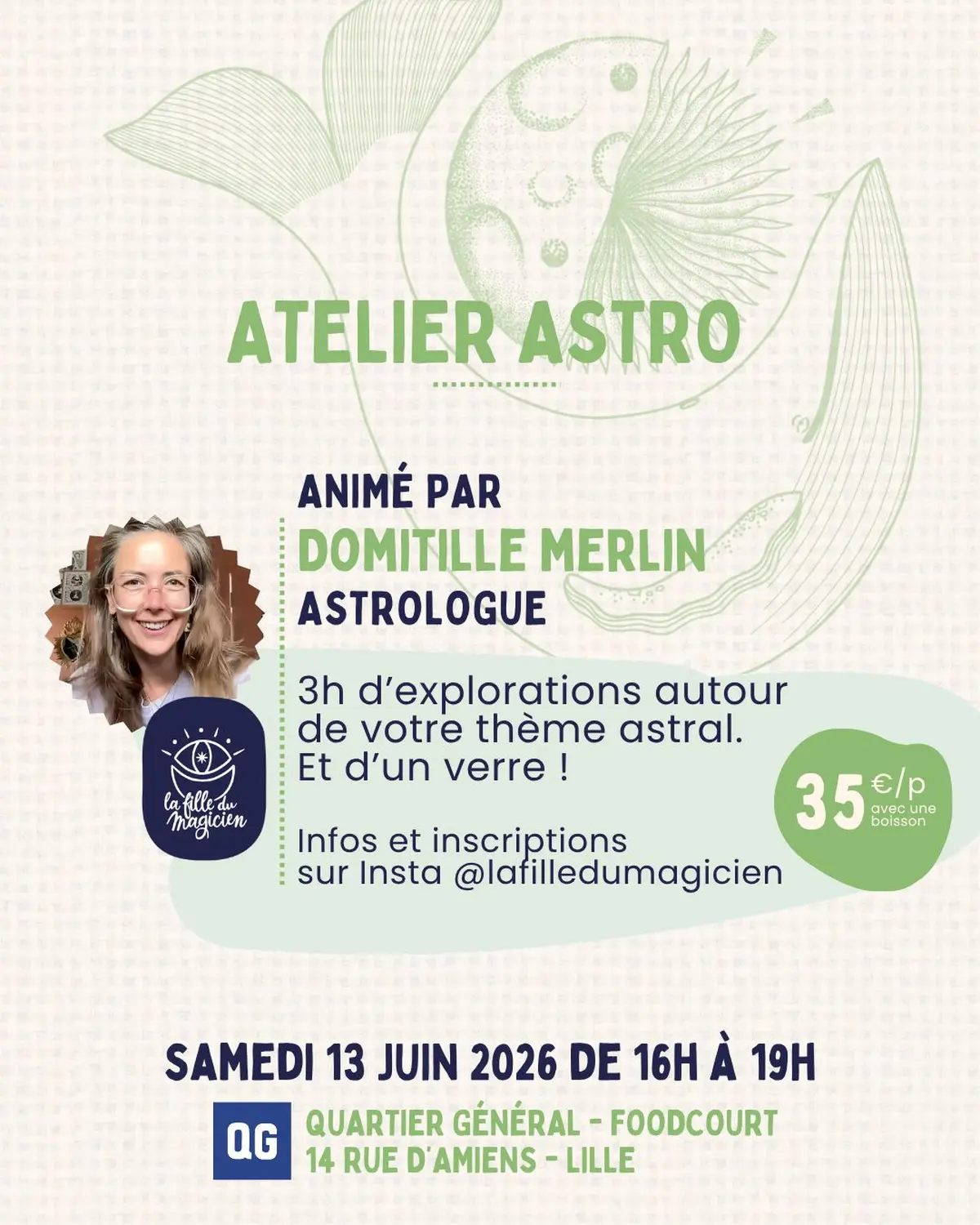 Initiation à l'astrologie avec la fille du magicien au QG