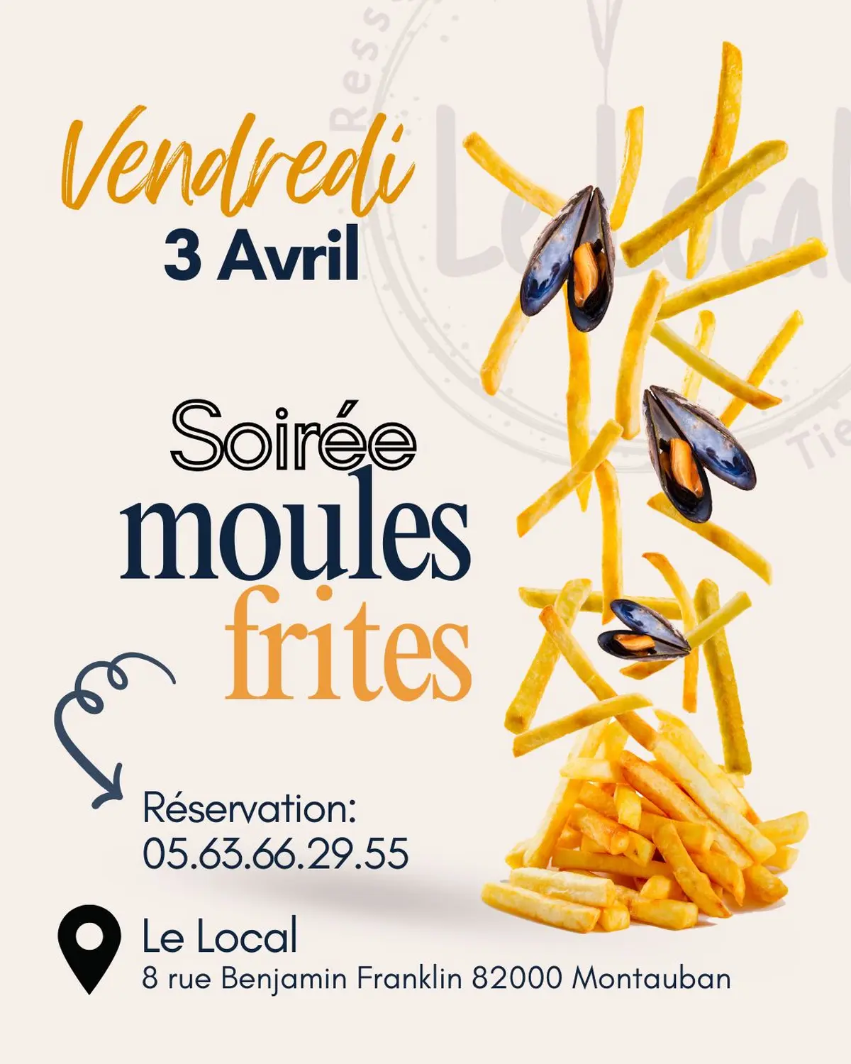 Soirée moules frites