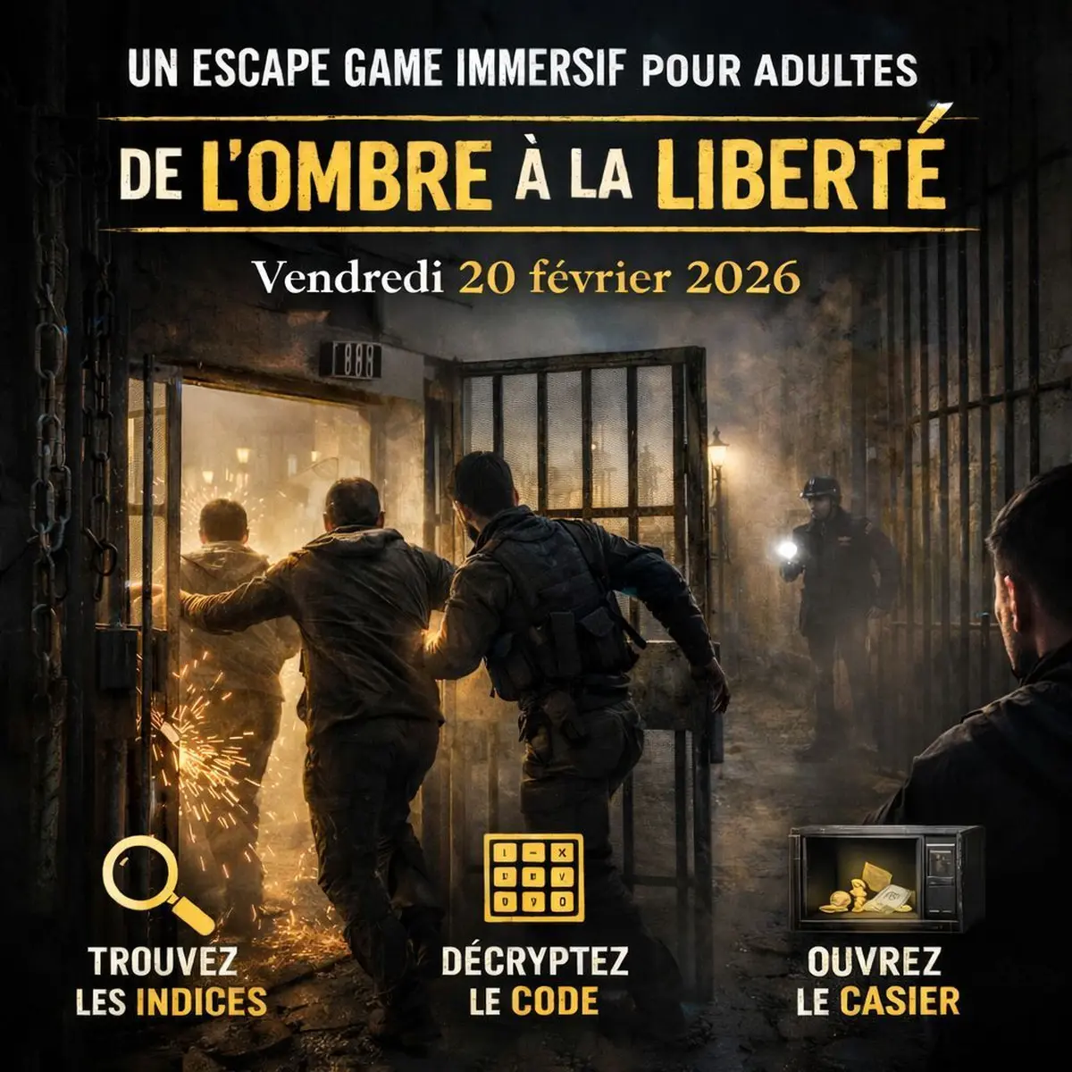 Escape Game Immersif : De l'ombre à la liberté