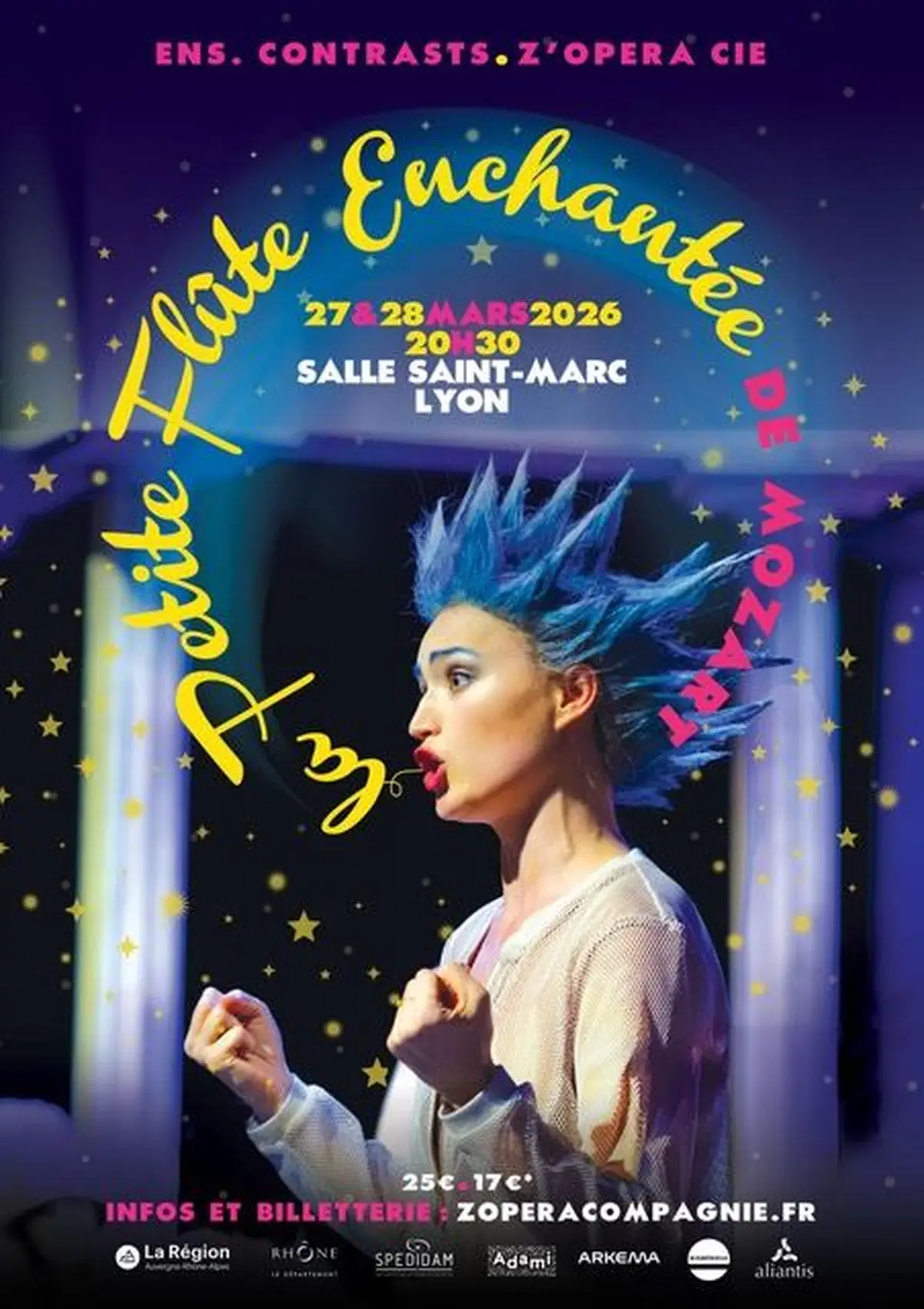 La petite flûte enchantée de W.A. Mozart en français