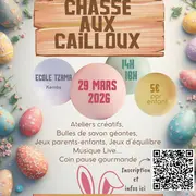 Chasse aux cailloux - Ecole Tzama