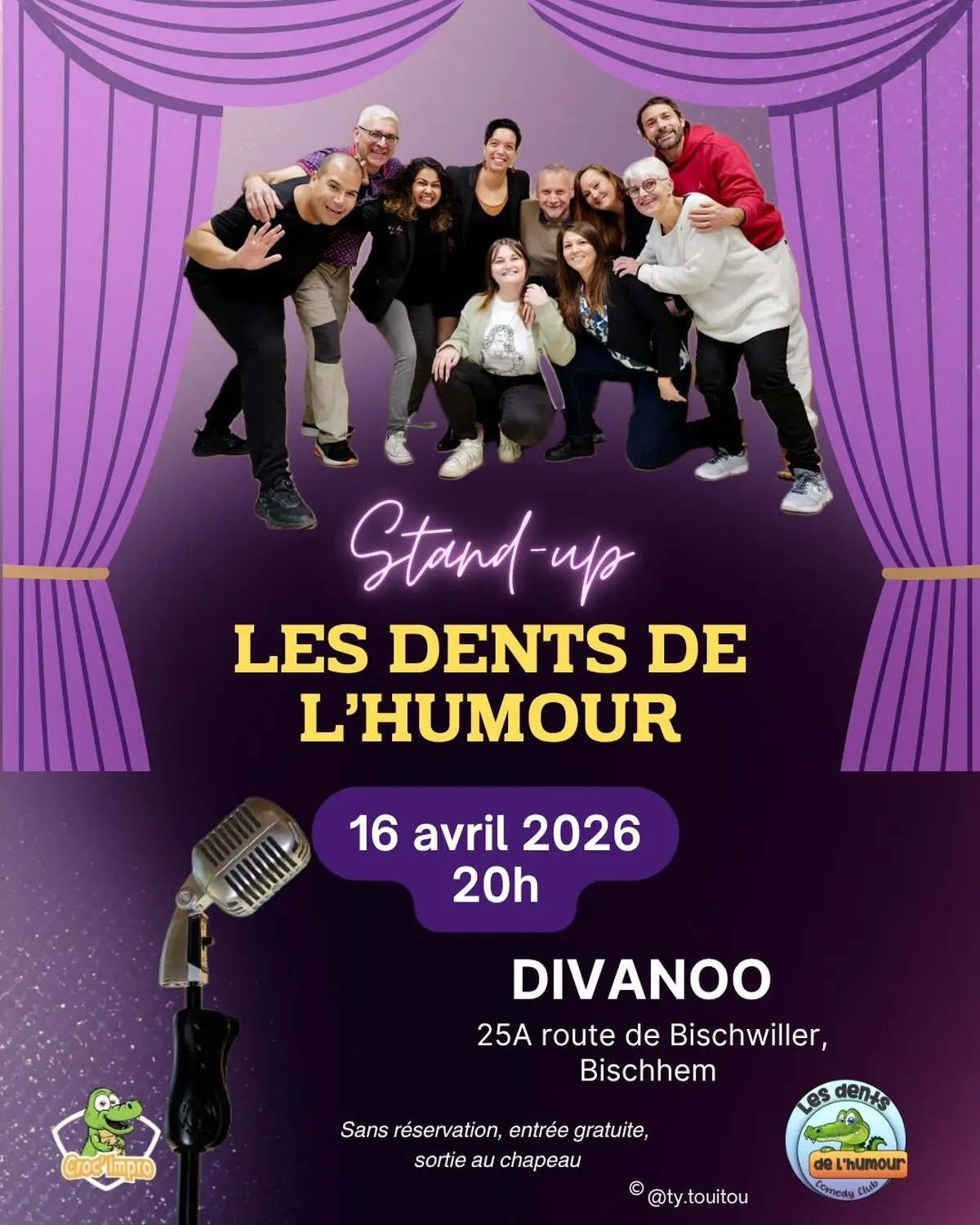 Stand-up & Sketch-Up – Comedy Club des Dents de l’Humour