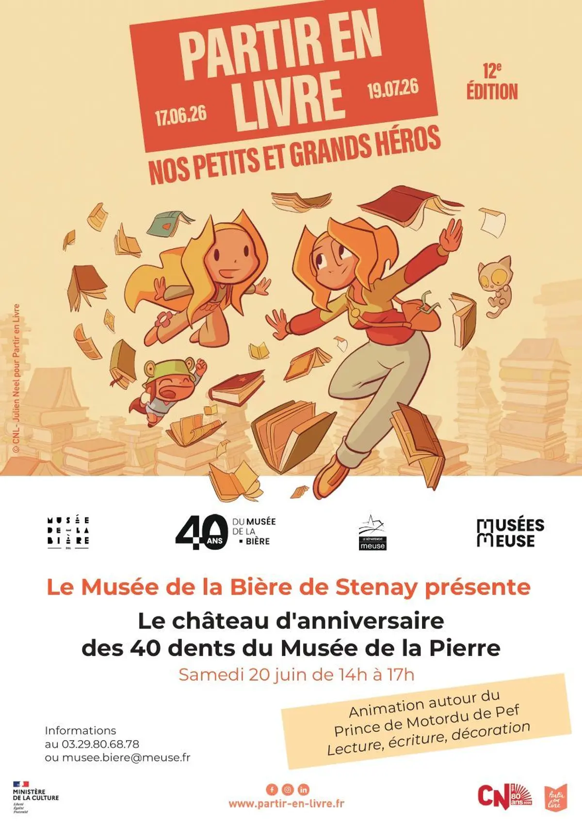 Le château d'anniversaire des 40 dents du musée de la pierre 