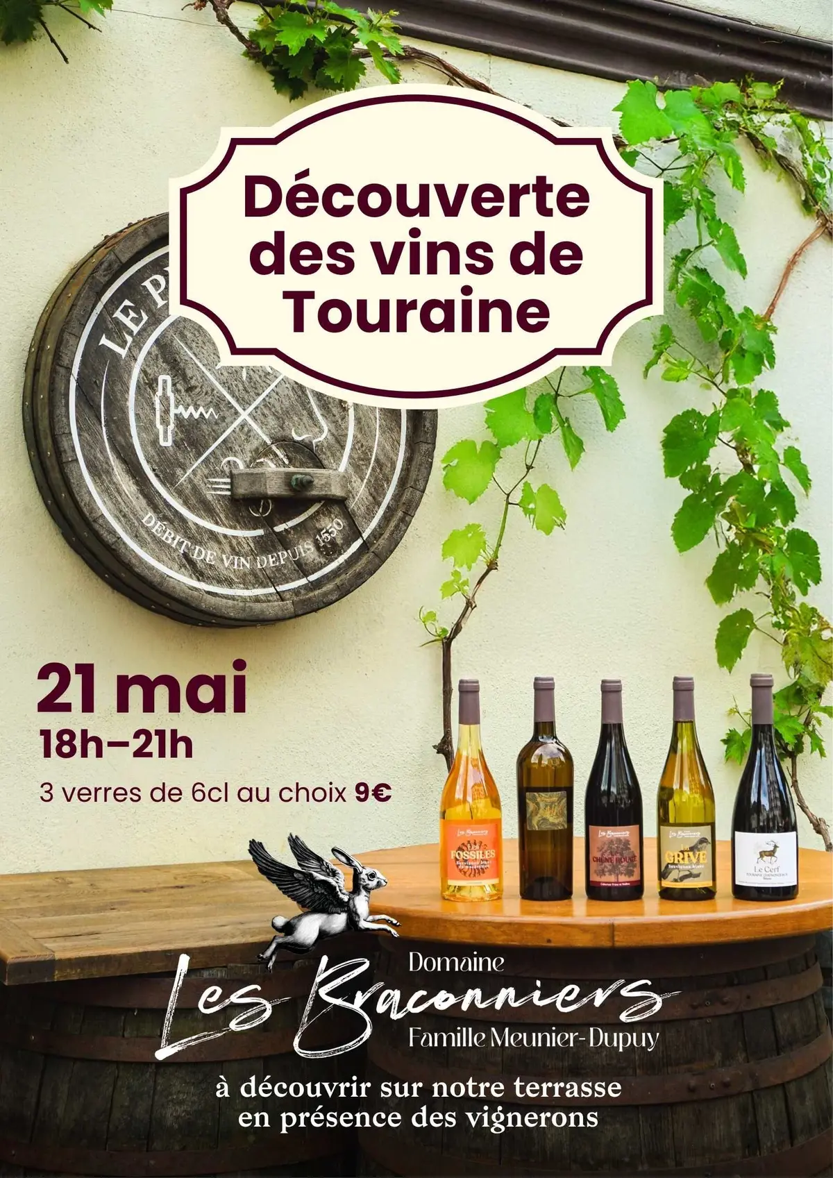 Dégustation divine : les vins de Touraine au Purgatoire