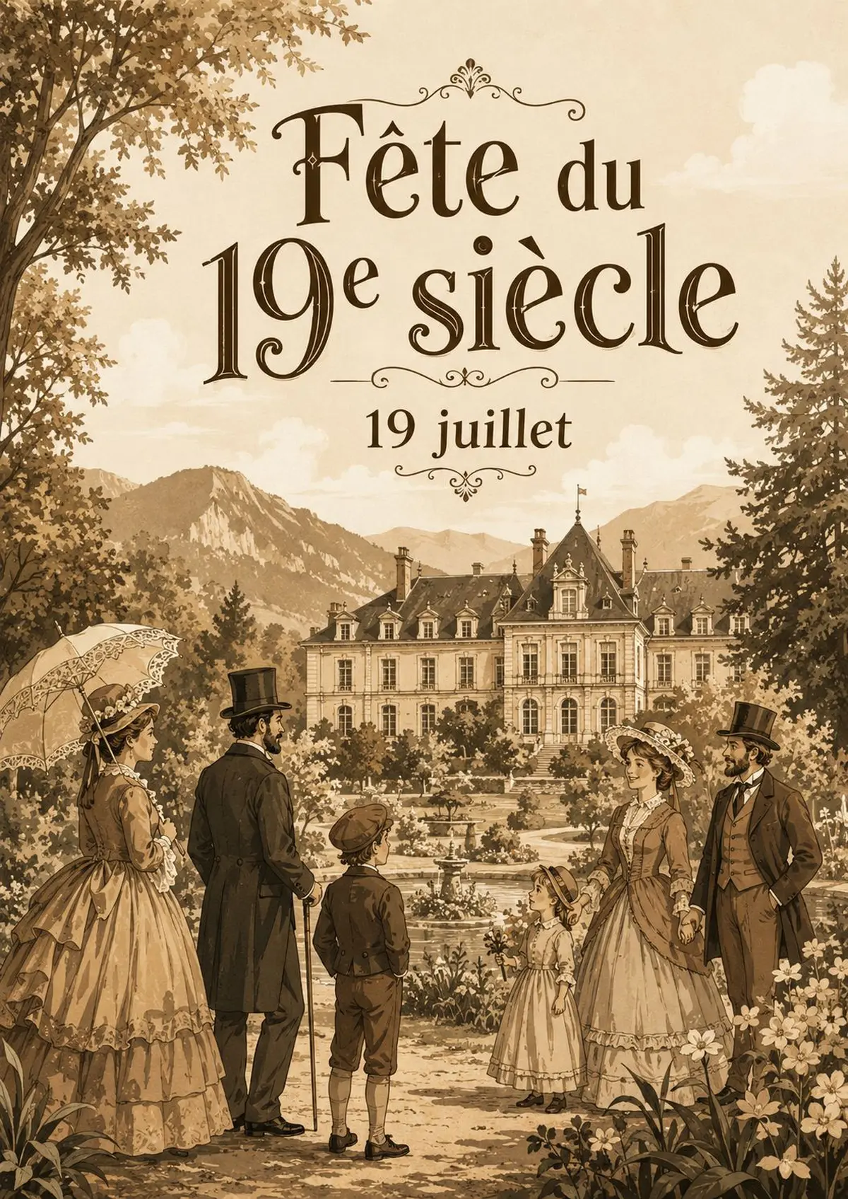 Fête du 19e siècle