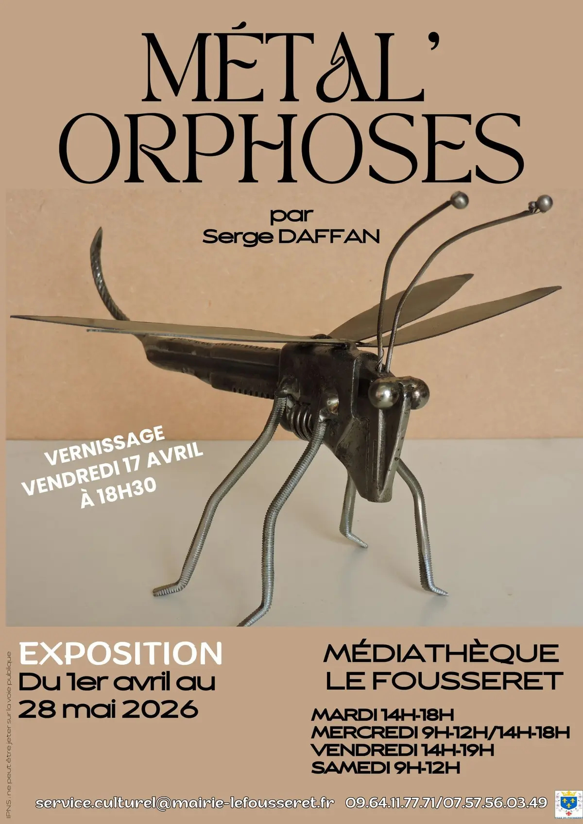Exposition Métal'Orphoses par Serge DAFFAN