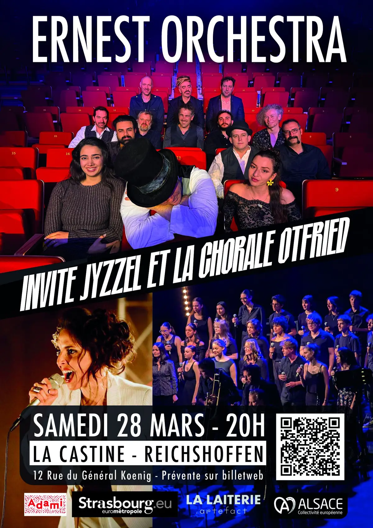 Ernest Orchestra invite Jyzzel et la chorale Otfried