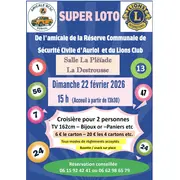 Super loto Amicale de la Réserve Communale de la Sécurité Civile d'Auriol
