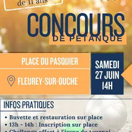 Concours de pétanque