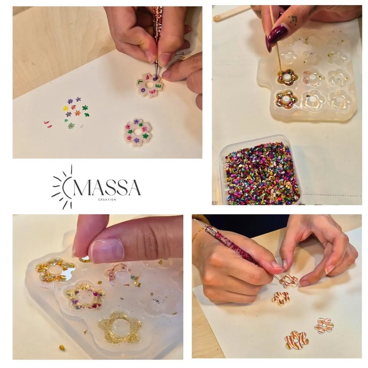 Création de boucles d'oreilles