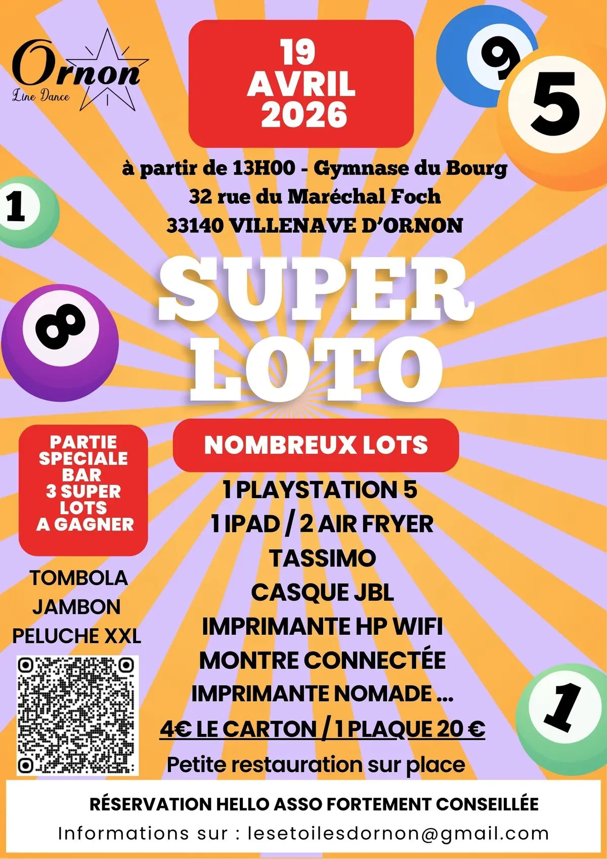 Super loto d'Avril des Etoiles D'Ornon