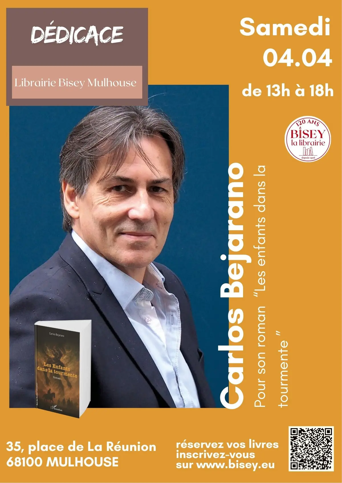 Dédicace avec Carlos Bejarano - Les enfants dans la tourmente 