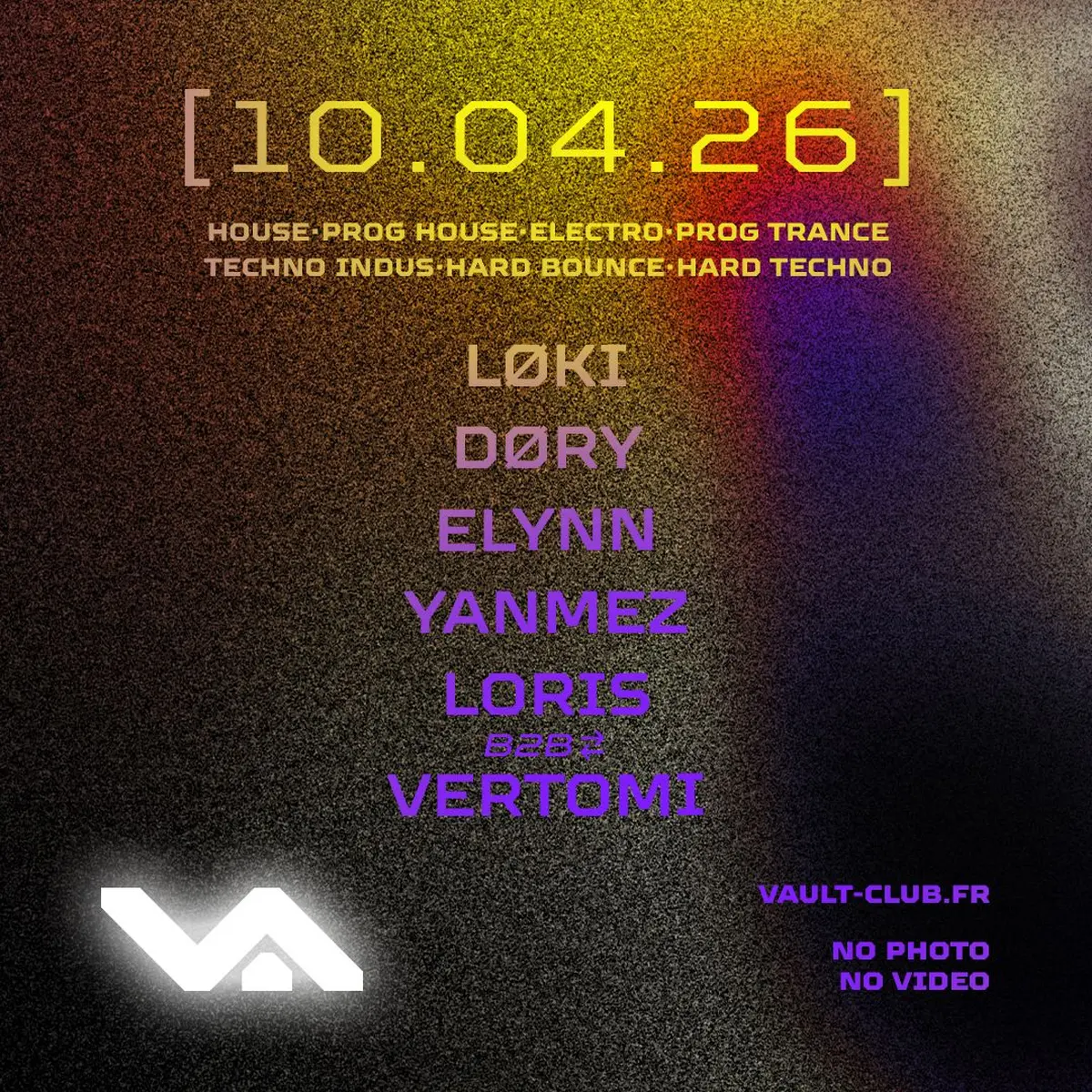 VAULT / Floor 1 - Hard Techno / Floor 2 By ECHO