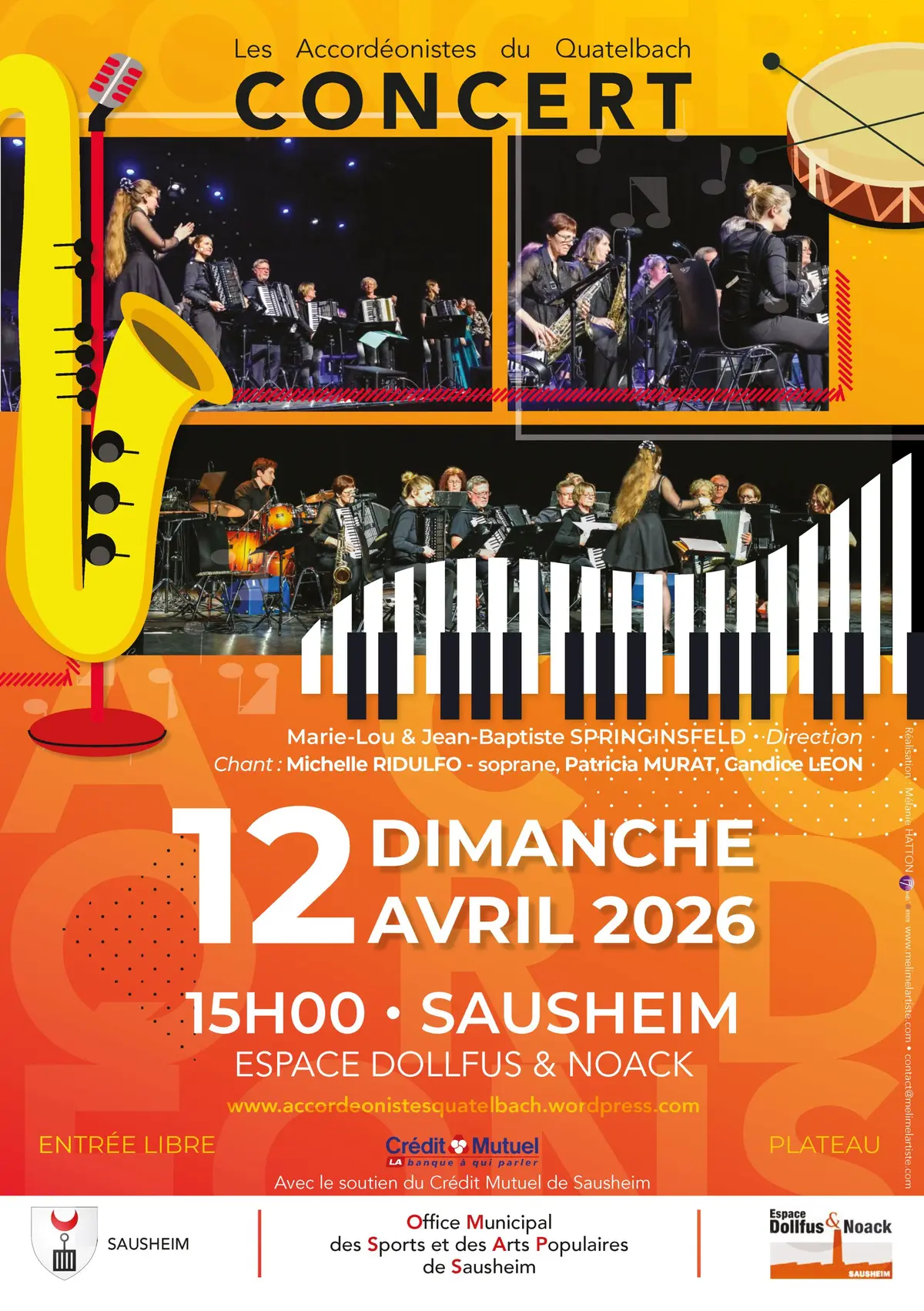 Evènement musical des Accordéonistes du Quatelbach de Sausheim