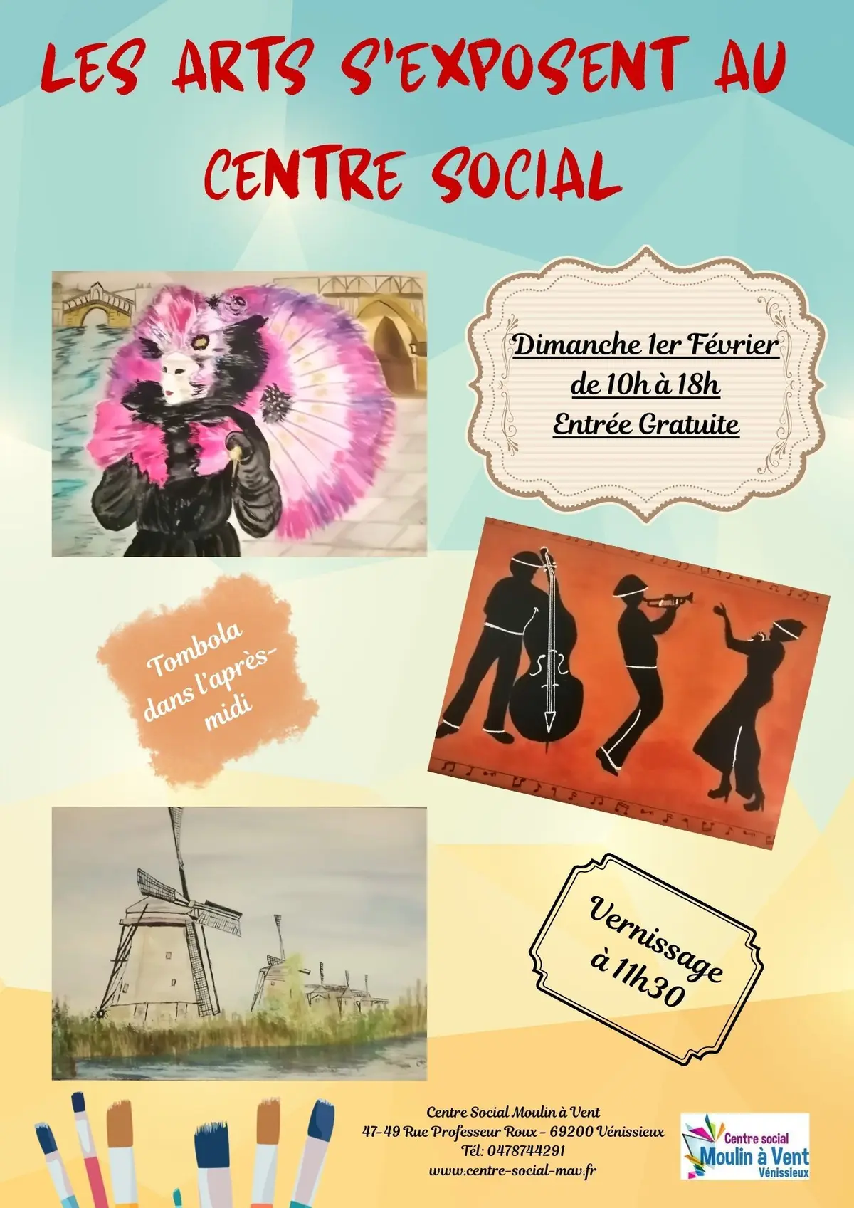 Les Ats s'exposent au Centre Social