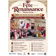 Fête Renaissance Vieux-Lyon : 30 et 31 mai 2026