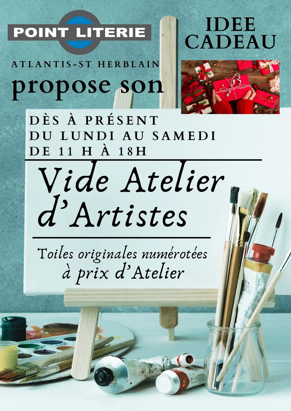 Vide atelier d'artistes et vide maison