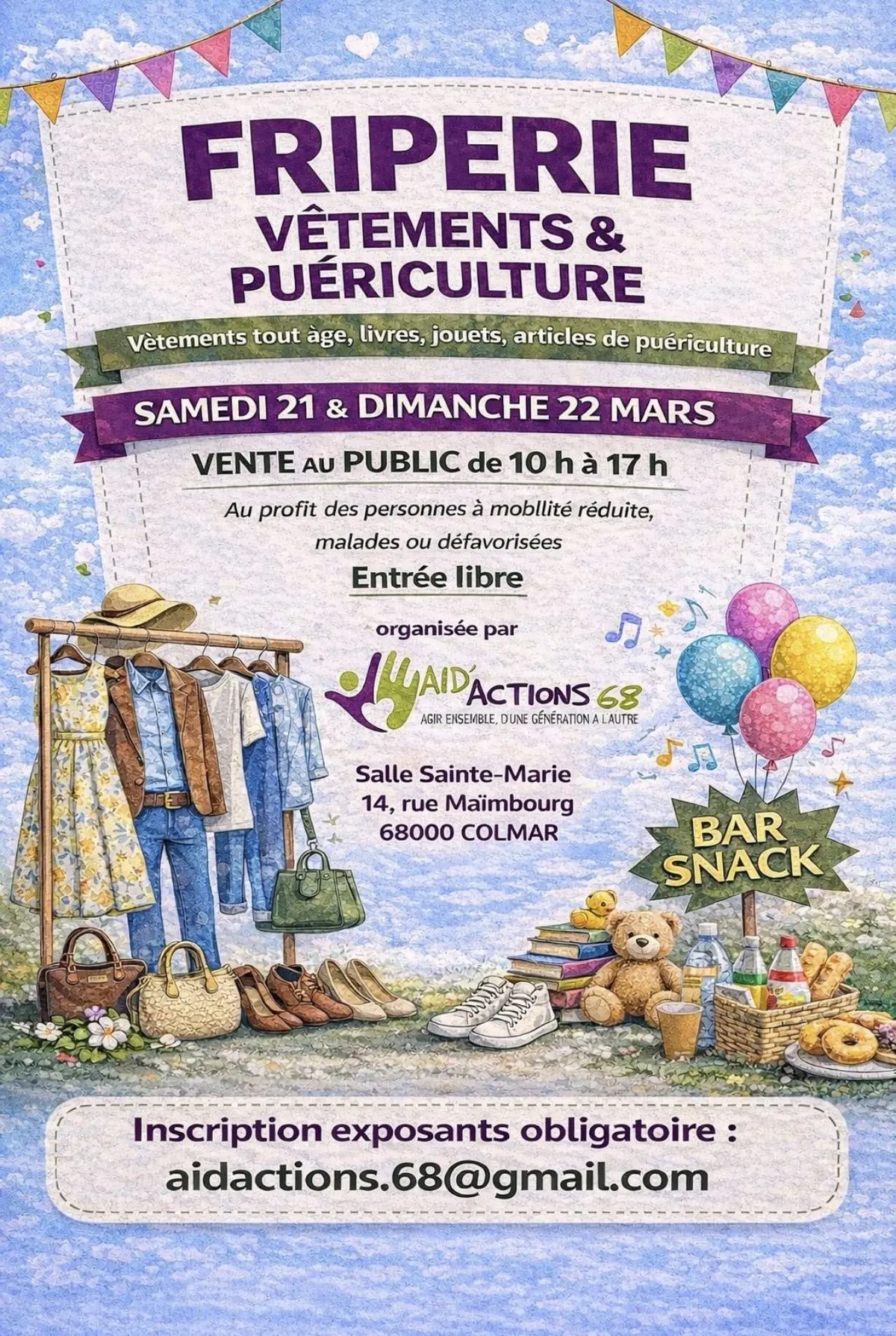 Grande friperie & Bourse puériculture 