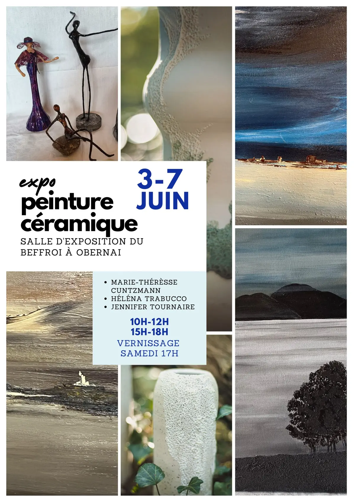 Exposition peinture, sculpture et céramique au Beffroi d’Obernai