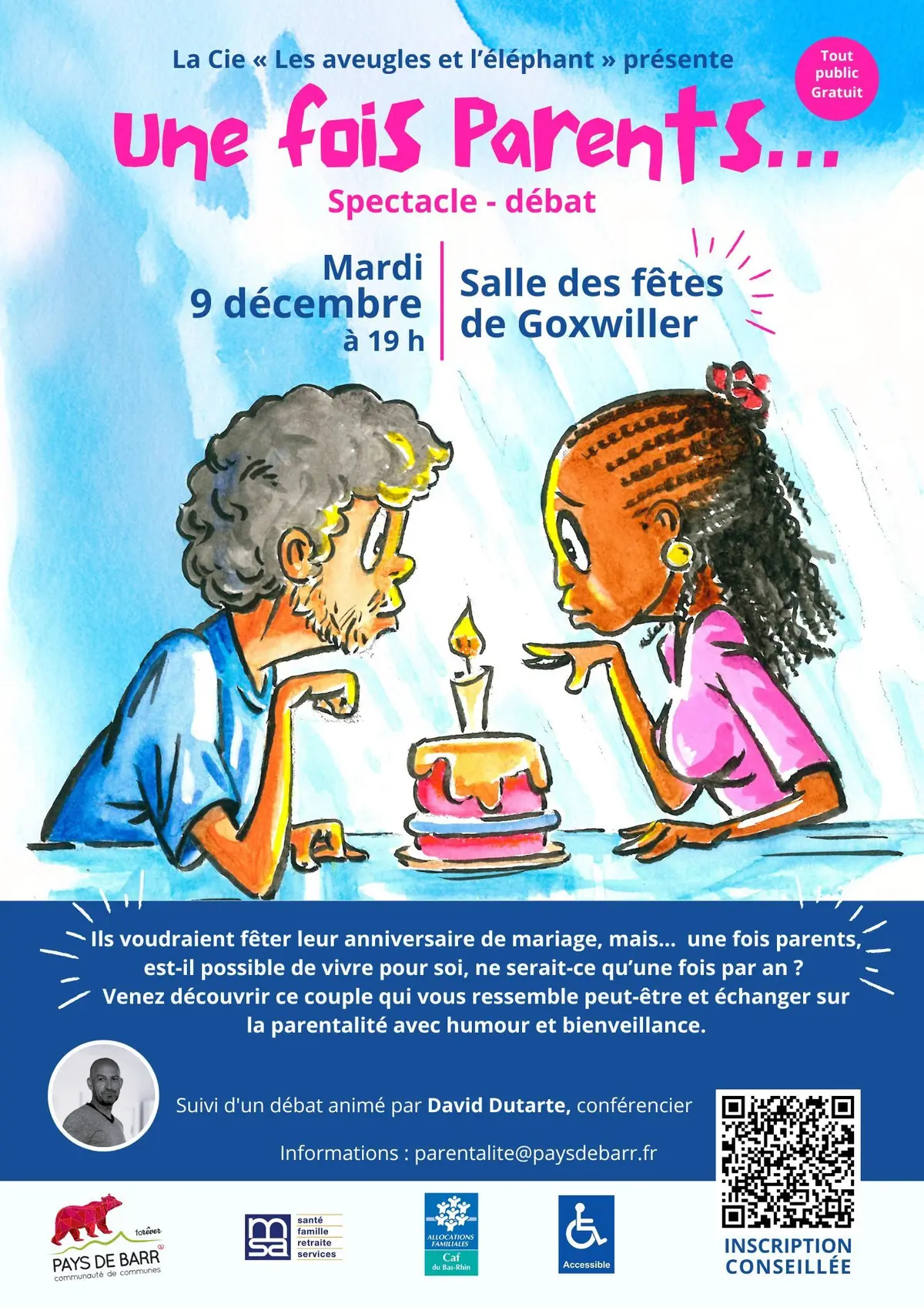 [Enfance Jeunesse | Spectacle - débat Une fois Parents]