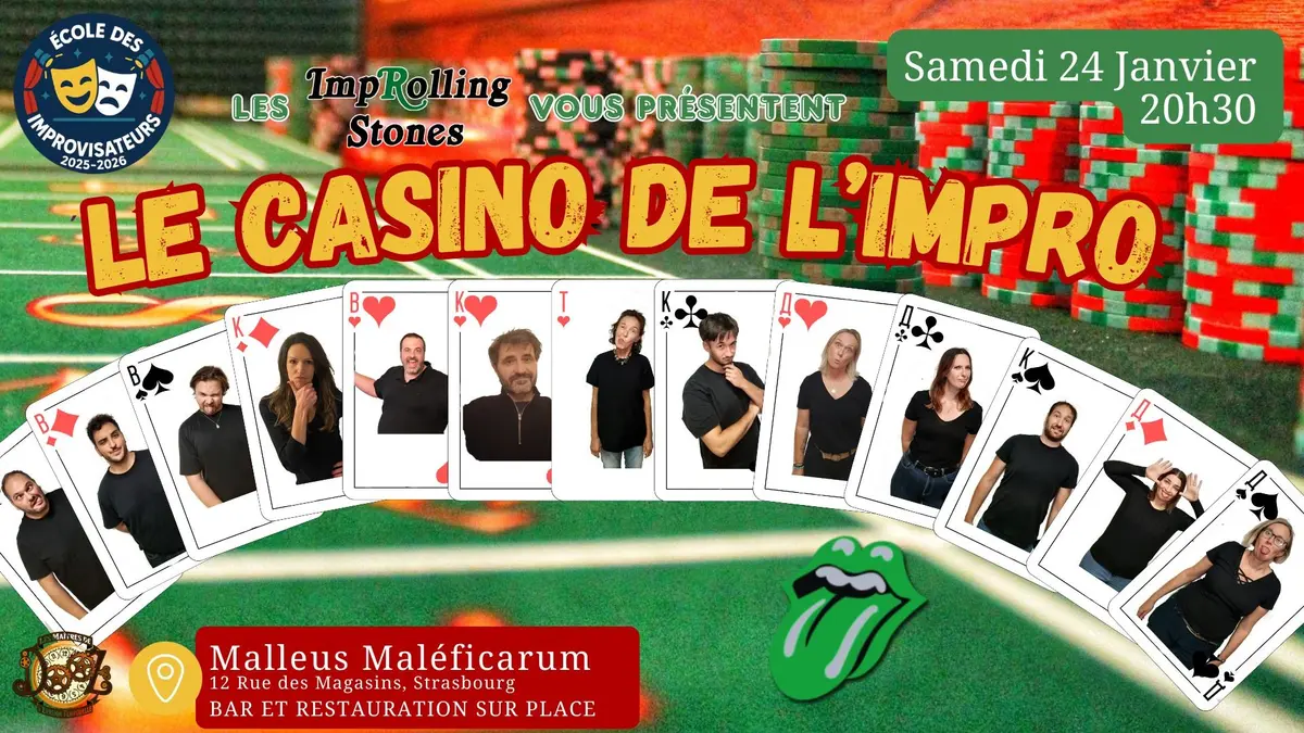 Le casino de l'impro des Improlling Stones  