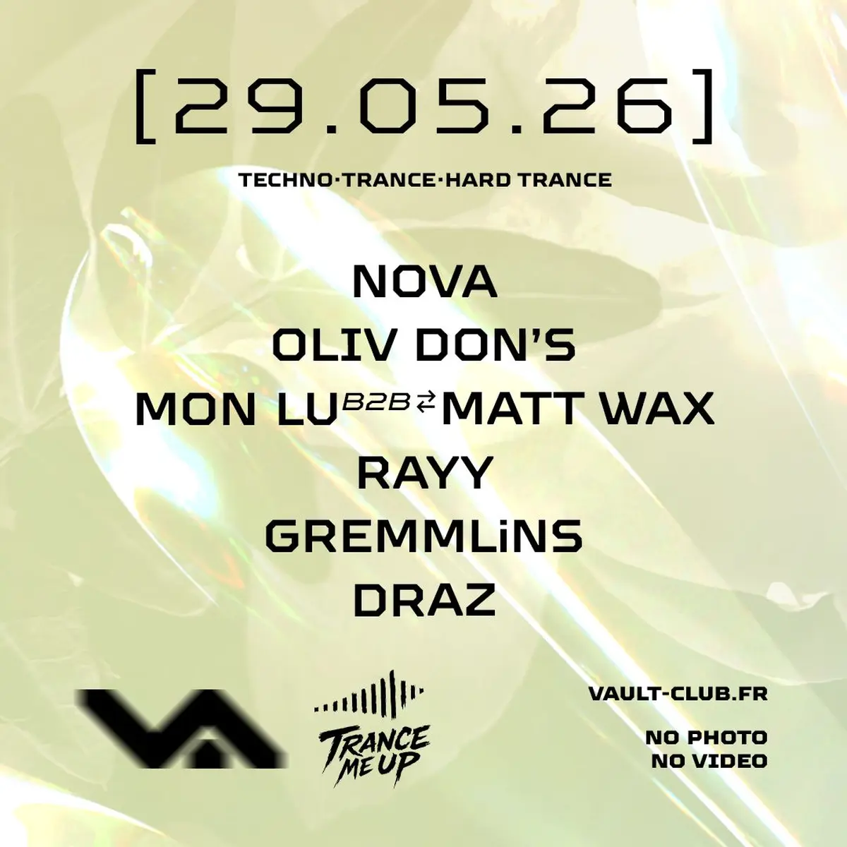 VAULT - Floor 1 By Trance Me Up / Floor 2: Techno