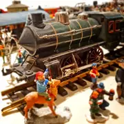 Exposition de jouets anciens