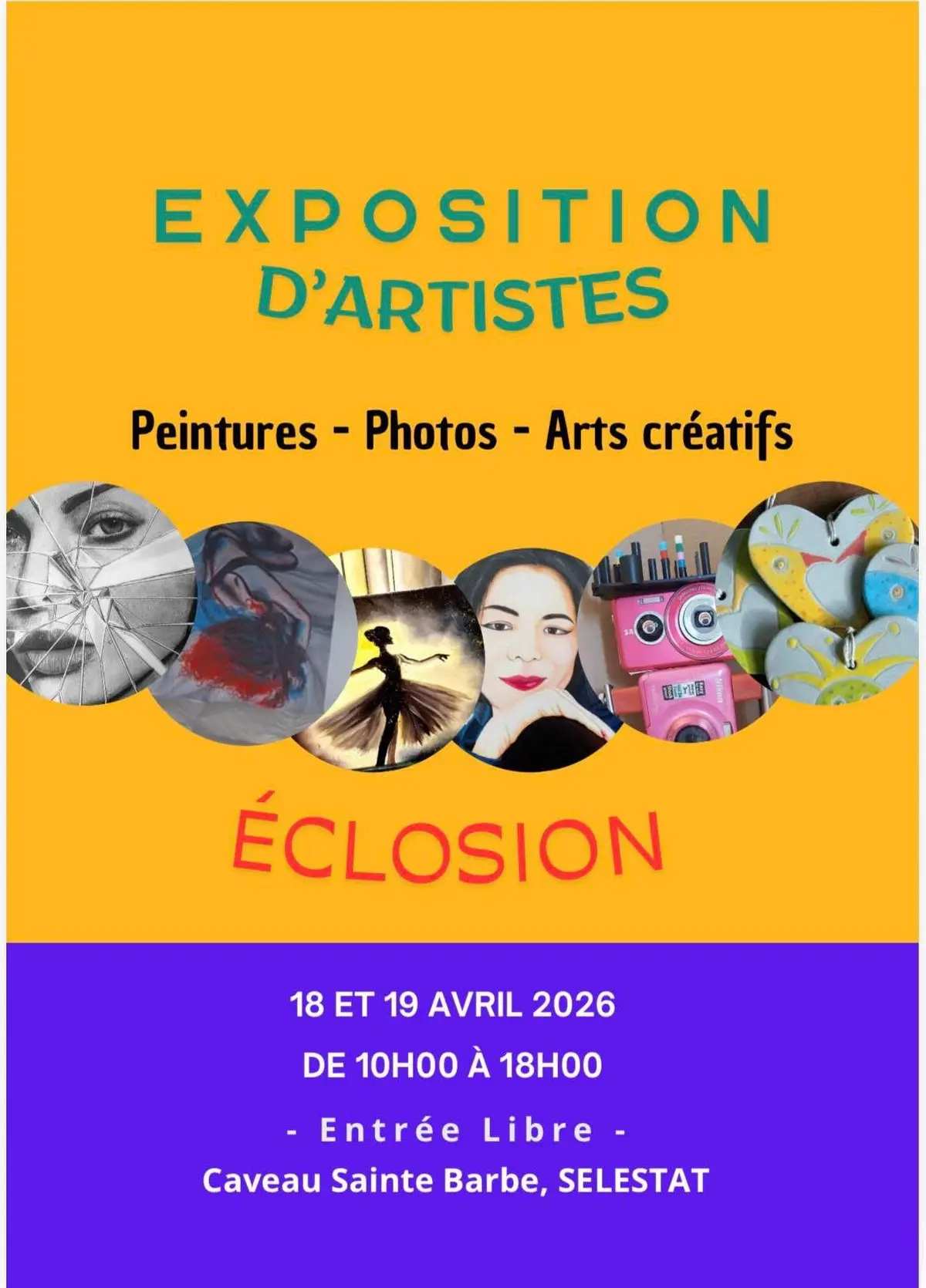 Exposition Artistique Éclosion 