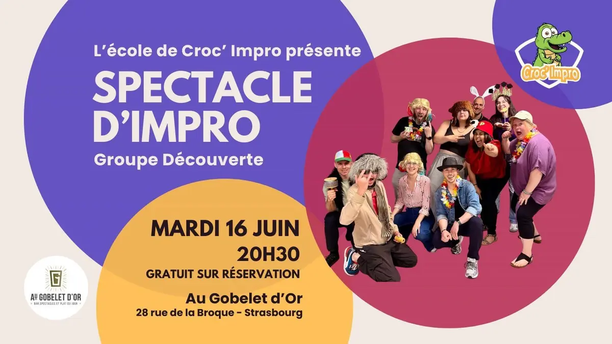 Spectacle d’improvisation - groupe découverte 