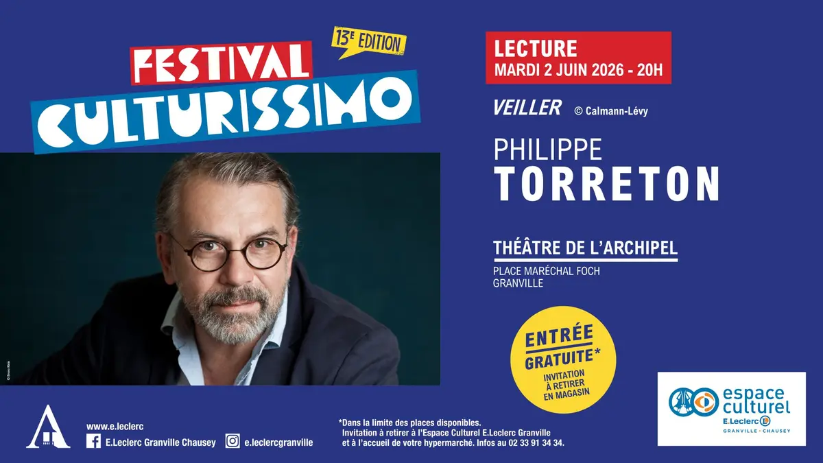 Festival Culturissimo - Lecture de Philippe Torreton