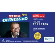 Festival Culturissimo - Lecture de Philippe Torreton