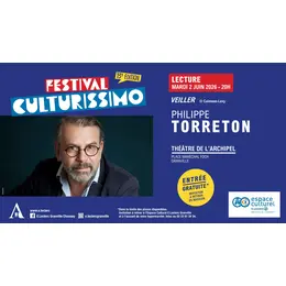 Festival Culturissimo - Lecture de Philippe Torreton
