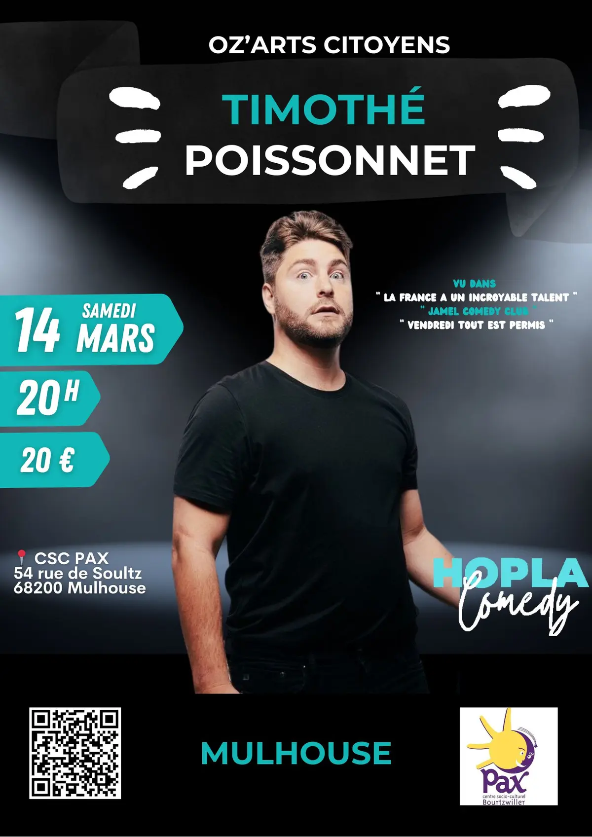 Timothée Poissonnet – Nouveau spectacle